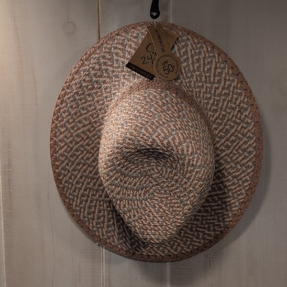 C C Exclusives Stylish Woven Sun Hat